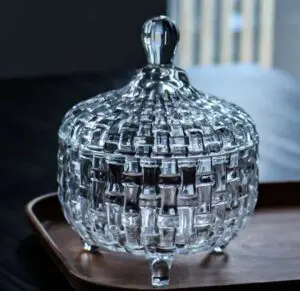Glass Powder Dish